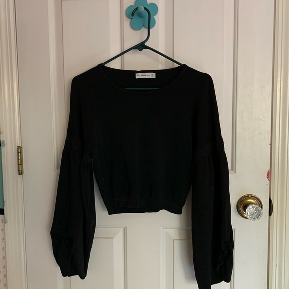 ZARA | knit crop sweater - Picture 2 of 5